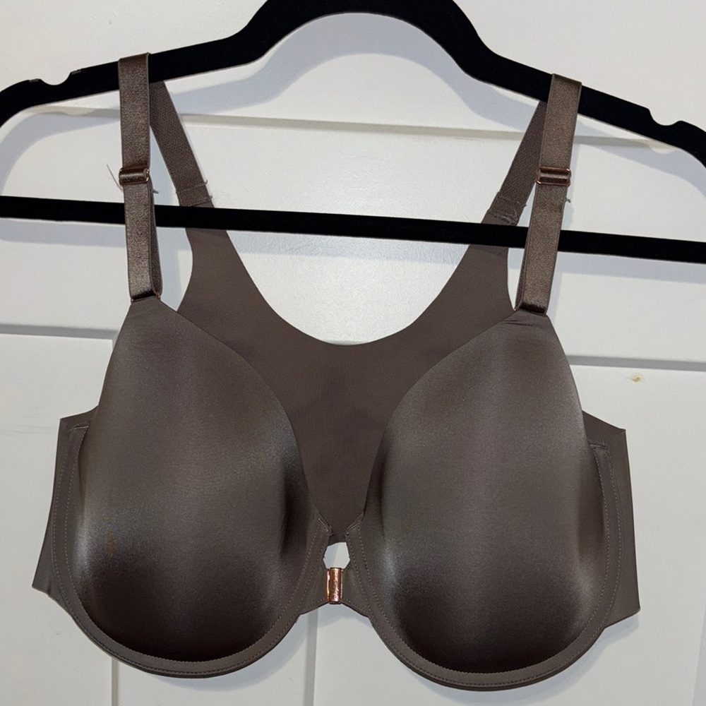 Soma Brown T-Shirt Bra with Molded Cups and Adjustable Straps
